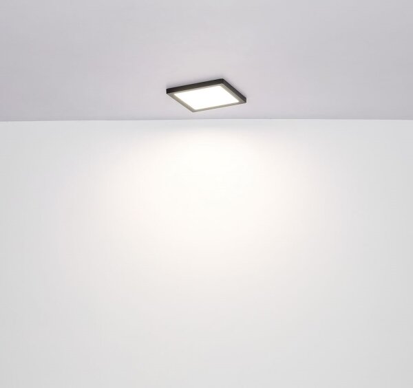 Globo 12380-18B - LED Stropné svietidlo LASSE LED/18W/230V 3000/4000/6500K čierna
