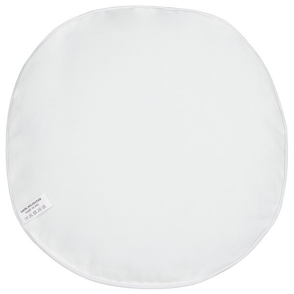Sada 2 záhradných vankúšov zelená polyester vzor listov ⌀ 40 cm okrúhla moderný štýl vonkajšie terasa vodoodolné
