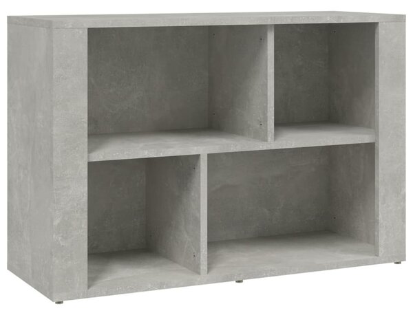 Komoda betónovo sivá 80x30x54 cm spracované drevo