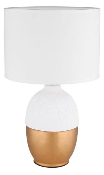 Globo 21627W - Stolná lampa VALENTINO 1xE14/40W/230V biela