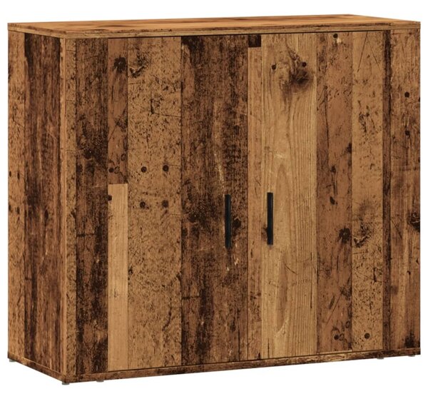 Komoda staré drevo 80x33x70 cm kompozitné drevo