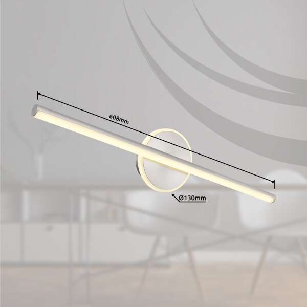 Globo 41924N - LED Kúpeľňové osvetlenie zrkadla PEPE LED/10W/230V IP44 chróm
