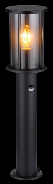 Globo 31362S - Vonkajšia lampa so senzorom GRACEY 1xE27/60W/230V 60 cm IP54
