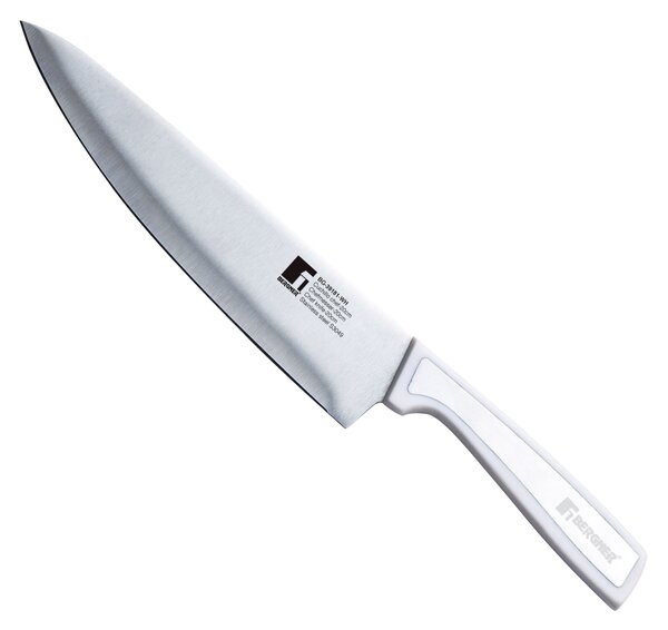 Kuchársky nôž Bergner / nerezová oceľ / 20 cm / biely