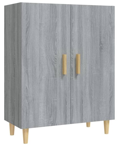 Komoda sivý dub sonoma 70x34x90 cm spracované drevo