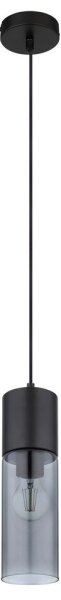 Globo 21000HB - Luster na lanku ANNIKA 1xE27/25W/230V pr. 10,5 cm čierna