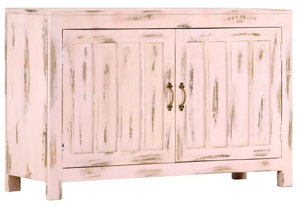 Komoda svetloružová 110x35x70 cm masívne mangovníkové drevo
