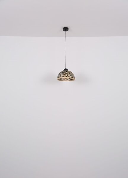 Globo 15767H1 - Luster na lanku COLLY 1xE27/15W/230V bambus