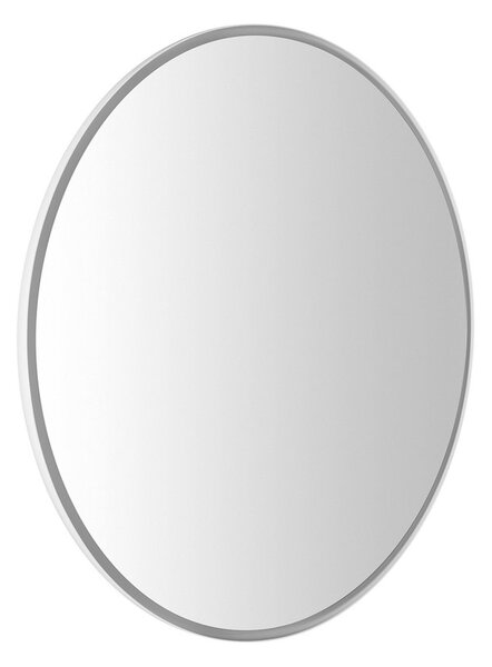 Sapho FLOAT okrúhle LED podsvietené zrkadlo ø 600mm, biela