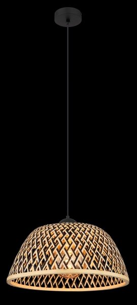 Globo 15767H1 - Luster na lanku COLLY 1xE27/15W/230V bambus