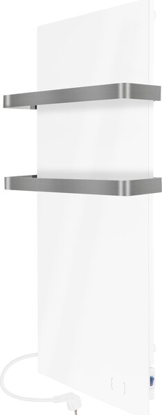 TH400 Infračervený ohrievač uterákov 48x100cm 400Watt Kúpeľňový ohrievač uterákov biely