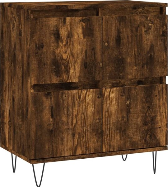 Komoda dymový dub 60x35x70 cm spracované drevo