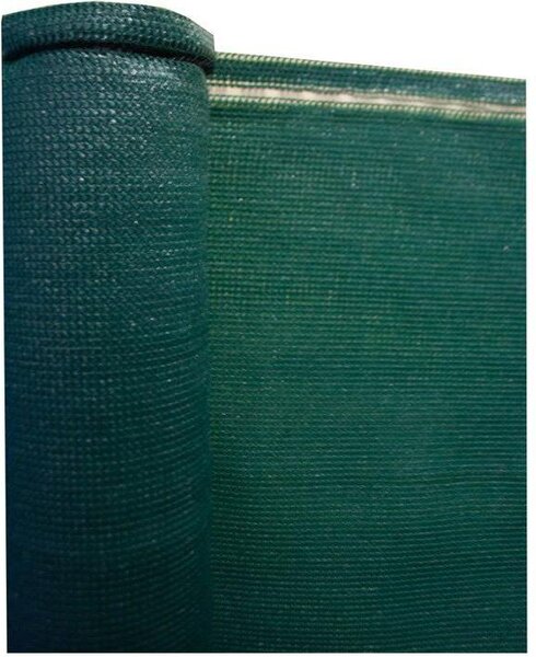 Ochranná rohož proti zvedavým pohľadom, 1 x 10 m, 200 g/m², polyetylén, odolná voči UV žiareniu, zelená, stupeň krytia 4/5
