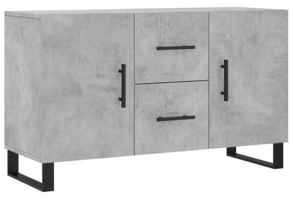 Komoda, betónovo sivá 100x36x60 cm, kompozitné drevo