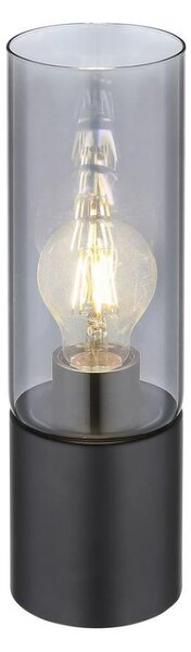 Globo 21000TB - Dotyková stolná lampa ANNIKA 1xE27/25W/230V pr. 9 cm čierna