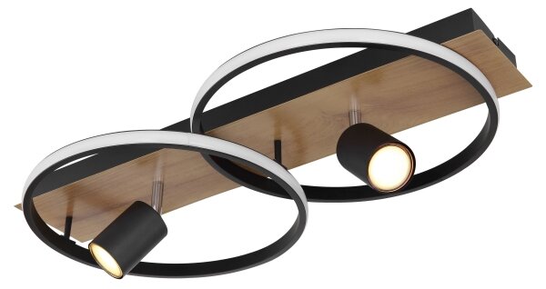 Globo 67309-36 - LED Stropné svietidlo DANNY 2xLED/18W/230V + 2xGU10/35W/230V