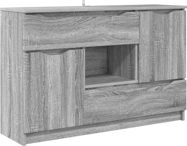 Servírovacia skriňa so zásuvkou Sivý Sonoma 100 x 30 x 65,6