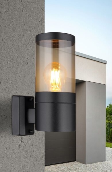 Globo 32014BS - Vonkajšie nástenné svietidlo XELOO 1xE27/60W/230V IP44