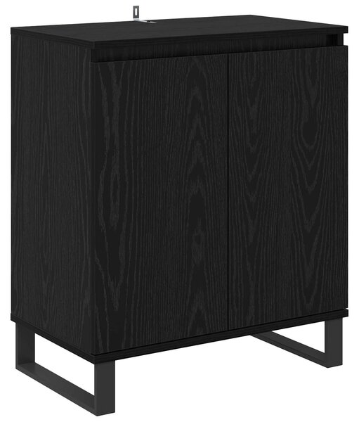 Servírovacia skriňa Čierny dub 60 x 35 x 70 cm Kompozitné drevo