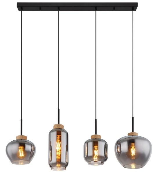 Globo 15549-4H - Luster na lanku MATT 4xE27/40W/230V