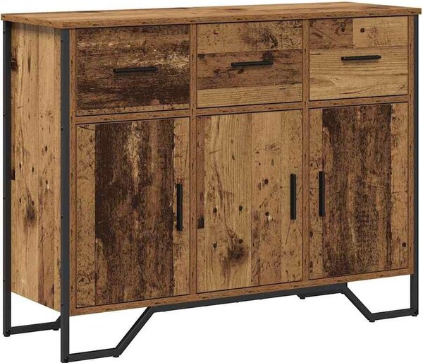 Servírovacia skriňa so zásuvkou Staré drevo 97 x 32,5 x 74,5 cm