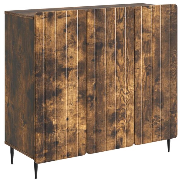 Servírovacia skriňa Dymový dub 89 x 34,5 x 82 cm