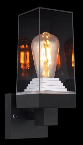 Globo 31370 - Vonkajšie nástenné svietidlo GABBA 1xE27/40W/230V IP44