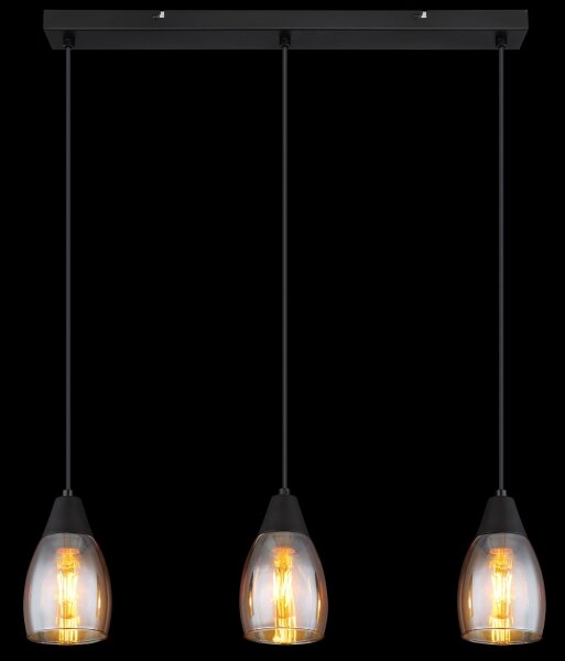 Globo 15705-3H - Luster na lanku REID 3xE27/15W/230V