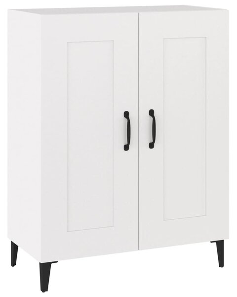 Komoda biela 69,5x34x90 cm spracované drevo