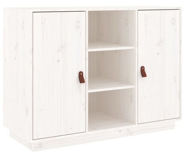 Komoda biela 100x40x75 cm borovicový masív