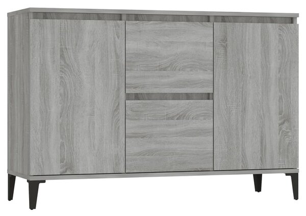 Komoda sivý dub sonoma 102x35x70 cm spracované drevo