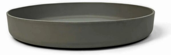 Dekoračná miska ORYVEN, sklolaminát, priemer 40 cm, beton design