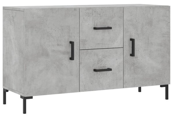Komoda, betónovo sivá 100x36x60 cm, kompozitné drevo