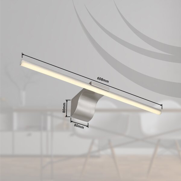 Globo 41925N - LED Kúpeľňové osvetlenie zrkadla PEPE LED/10W/230V IP44 chróm