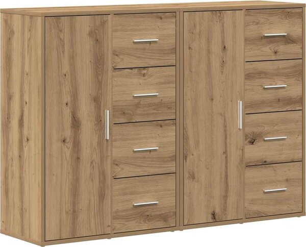 Servírovacia skriňa 2 pcs Remeselný dub 60 x 31 x 84 cm