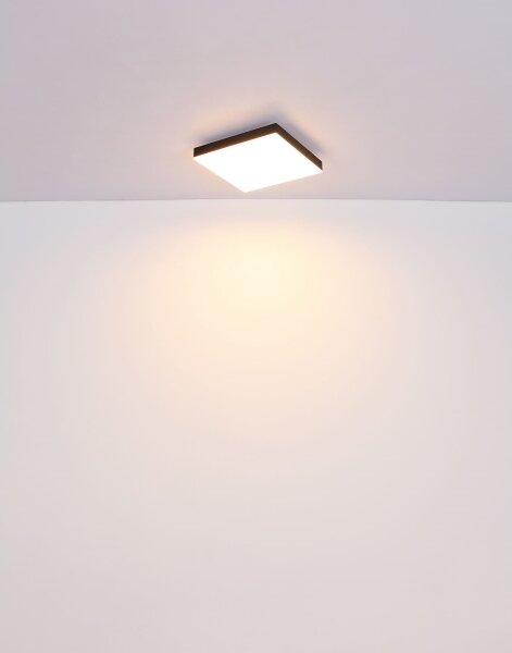 Globo 41594D1 - LED Stropné svietidlo DORO LED/18W/230V 30x30 cm čierna