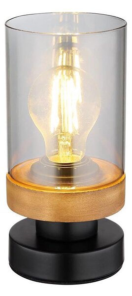 Globo 15557T - Stolná lampa FINCA 1xE27/40W/230V kov/drevo