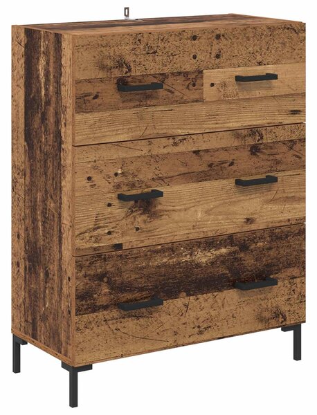 Servírovacia skriňa so zásuvkou Staré drevo 69,5 x 34 x 90 cm