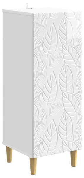 Servírovacia skriňa Biela s vysokým leskom 33 x 34,5 x 90 cm