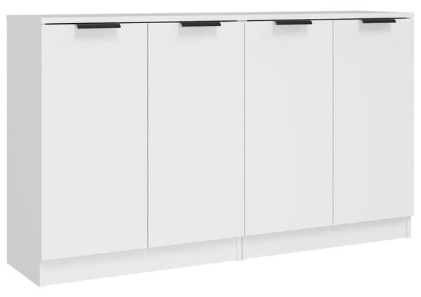 Komody 2 ks biele 60x30x70 cm spracované drevo