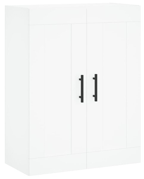 Nástenná skrinka biela 69,5x34x90 cm kompozitné drevo