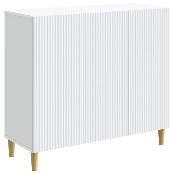 Servírovacia skriňa Biela 89 x 34,5 x 80 cm Kompozitné drevo