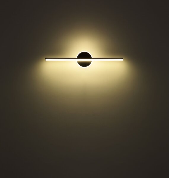 Globo 41924S - LED Kúpeľňové osvetlenie zrkadla PEPE LED/10W/230V IP44 čierna