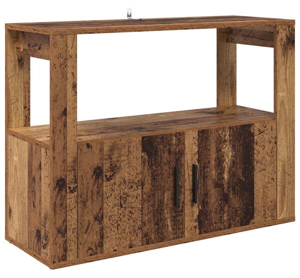 Servírovacia skriňa Staré drevo 80 x 30 x 60 cm