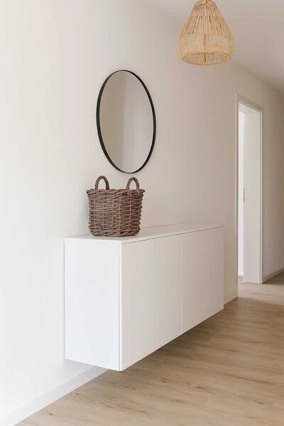 Dekoračný košík CABAZ, ratan, výška 42 cm, natur