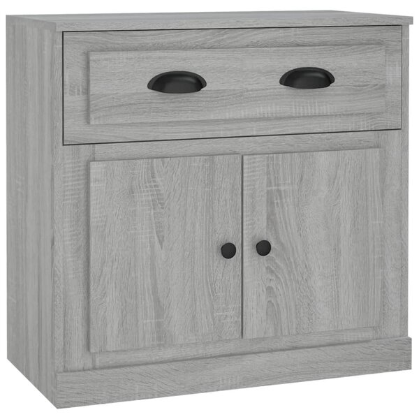 Komoda sivá sonoma 70x35,5x67,5 cm spracované drevo