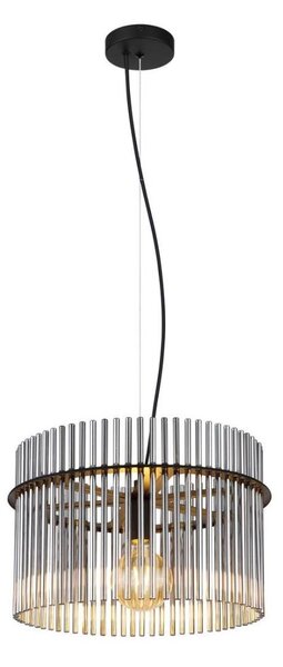 Globo 15698H - Luster na lanku GORLEY 1xE27/60W/230V pr. 40 cm čierna