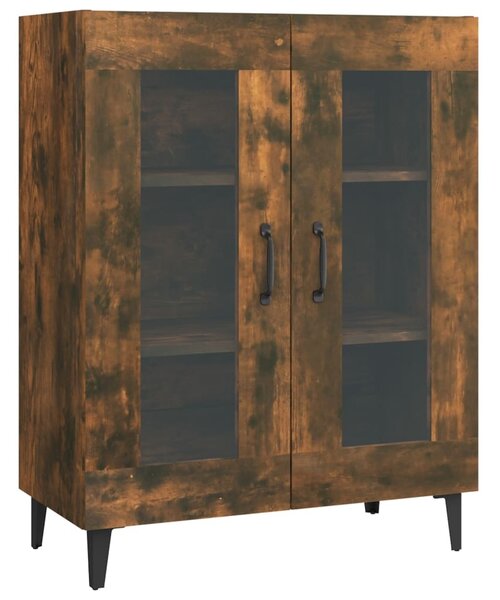 Komoda dymový dub 69,5x34x90 cm kompozitné drevo