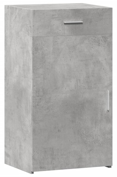 Komoda betónovo sivá 50x42,5x93 cm kompozitné drevo