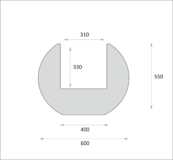 Kvetináč do interiéru GLOBE, priemer 60 cm, bronzový, outlet